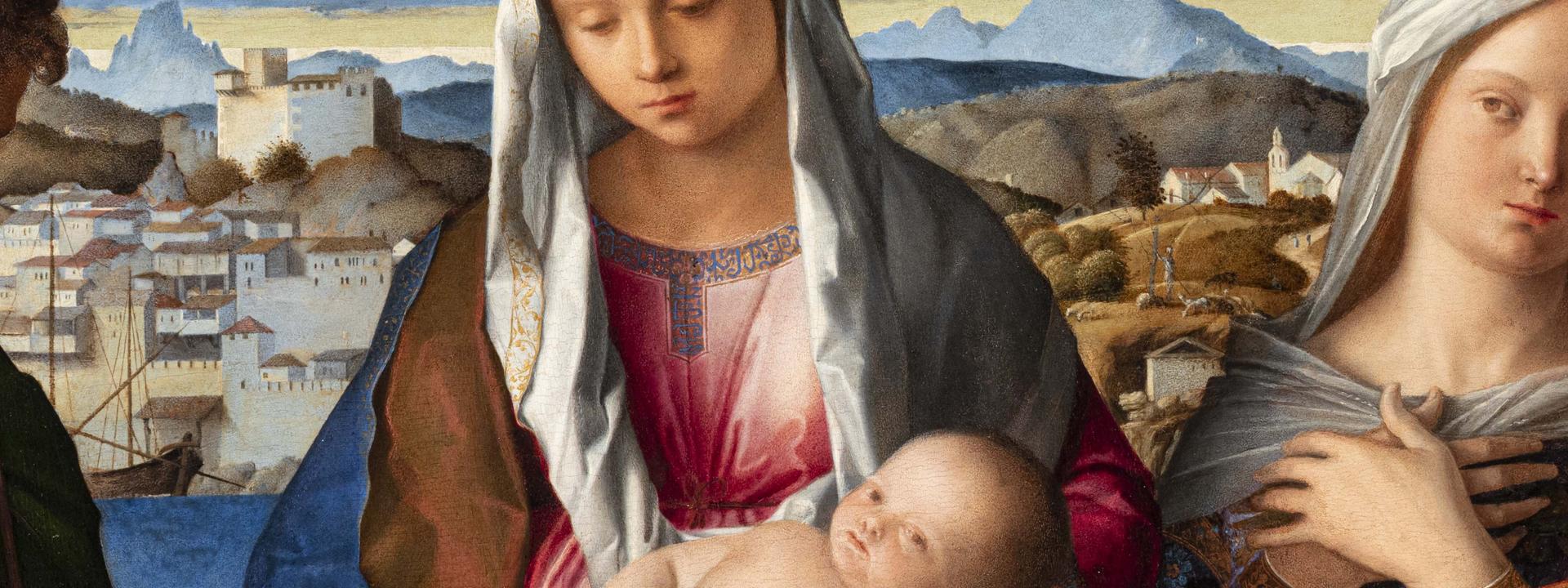 Madonna col Bambino tra il Battista e una Santa