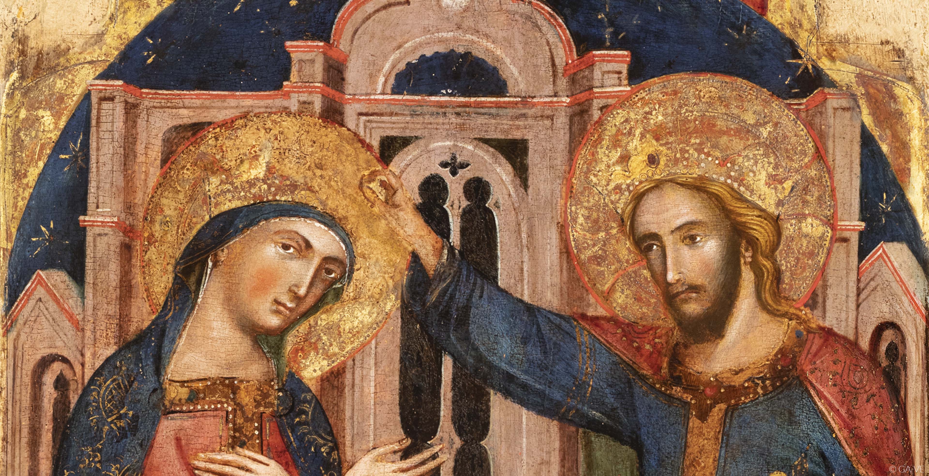 Incoronazione della Vergine e i santi Lucia e Nicola da Tolentino