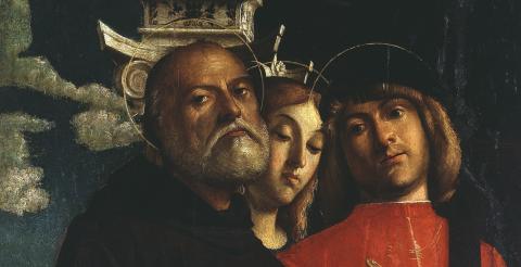 I santi Benedetto, Tecla (?) e Damiano