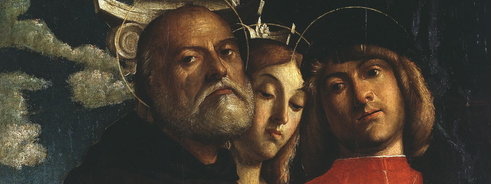 I santi Benedetto, Tecla (?) e Damiano